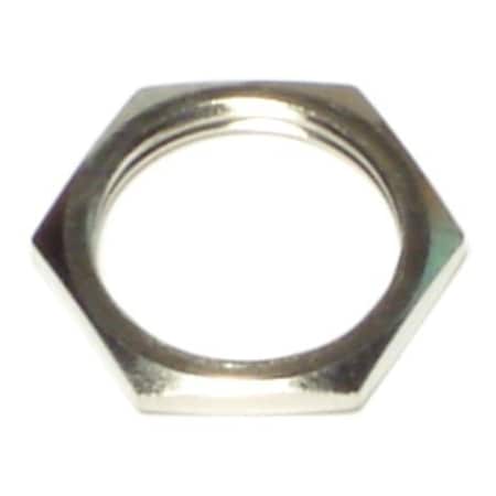 Midwest Fastener 15/32"-32 Zinc Plated Steel Face Nuts 1 12PK 65361